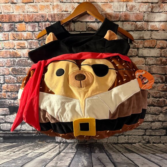 Original Squishmallows HANS THE PIRATE Child 6+ Halloween Costume - Picture 1 of 16